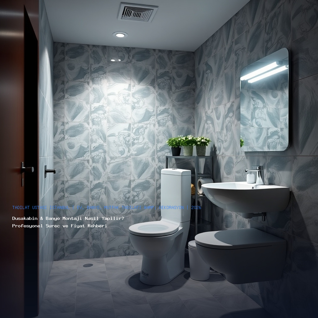Duşakabin & Banyo Montajı Nasıl Yapılır? Profesyonel Süreç ve Fiyat Rehberi